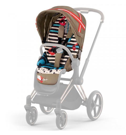 Cybex Priam / e-Priam 4.0 Seat Pack - tapicerka do wózka spacerowego | One Love by Karolina Kurkova